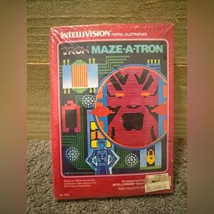 Intellivision Tron Maze-A-Tron Sealed Game Mattel Electronics Not Graded 1982